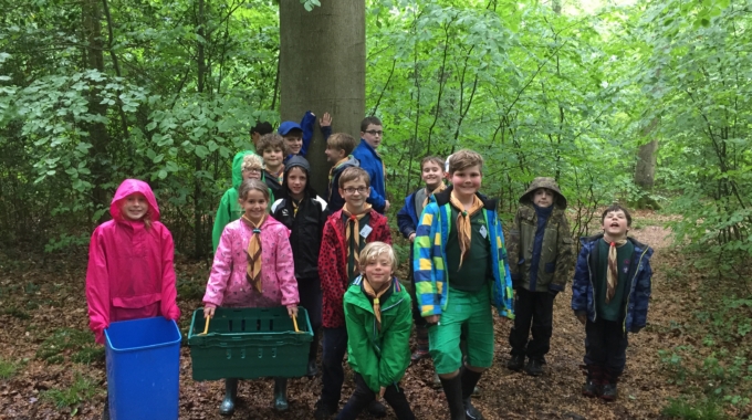 Stop press! Secret agents spotted at Soberton woods